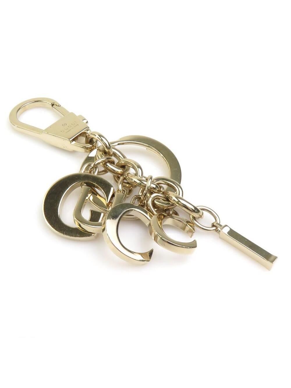 Auth Gucci Charm Key Ring Gold Metal - #363532G22B